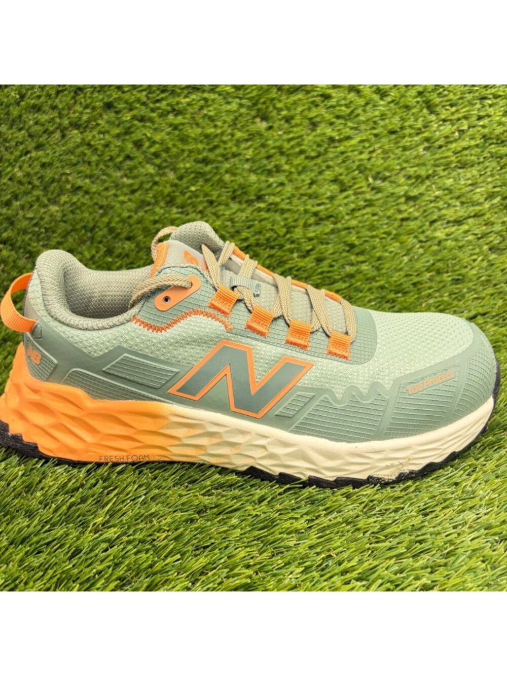 New Balance Fresh Foam Cremorne Womens Size 7D Green Composite Toe Work Shoes